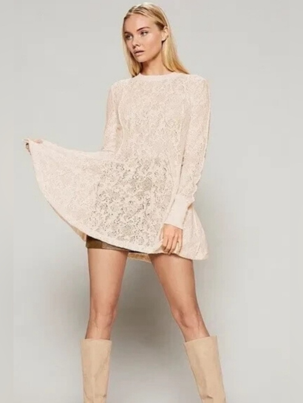 Free People Lace Tunic